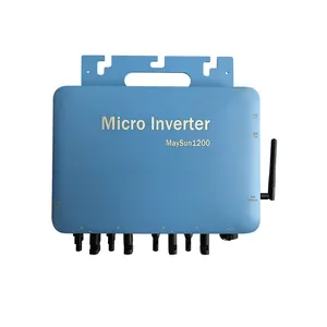1200W 1300W 1400W 1500W Microinverter IP65 MPPT PV sistemi Wifi ile şebeke bağlantı invertörü güneş panelleri mikro invertör