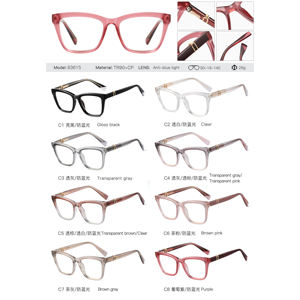 MS แว่นตา<span class=keywords><strong>2025</strong></span> 83615ทรงสี่เหลี่ยมแฟชั่นใหม่ขายดีแว่นตาป้องกันแสงสีฟ้ากรอบเต็มรูปแบบคลาสสิกสำหรับสุภาพสตรีสไตล์กลางแจ้ง - Product Image 6