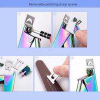 Outil professionnel d'art des ongles de Style français coupe-bord d'extension tondeuse coupe-pointe de faux ongles artificiels avec forme en U
