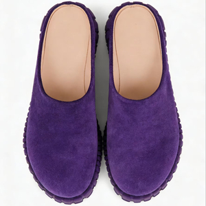 Bulk Khumalo <b>Suede</b> Handcrafted Traditional Slip-On <b>Mules</b> for Global Export - Product Image 1