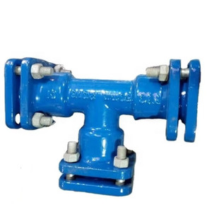 bibo Blue Epoxy Ductile Iron MJ Socket Tee - Product Image 1