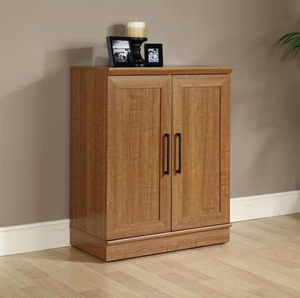 DU'S Modern Solid Wood Cabinets, with a Simple Design and Large Storage Space, Are Suitable for Kitchens and Living Rooms