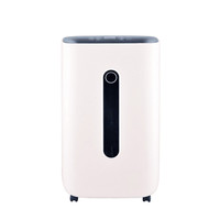 Déshumidificateur purificateur d'air électrique 20L à compresseur, à succès, avec écran tactile numérique LED UVC, R134A/R290, en plastique, pour usage domestique