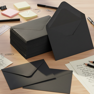 <span class=keywords><strong>Enveloppes</strong></span> en papier de luxe personnalisées de style occidental pour l'envoi de cartes postales et de mariage en gros - Product Image 5