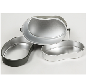 DFM0729 Olla para Calentar al Aire Libre en Forma de Riñón Verde, Tazón Multifunción, Juego de Cocina Individual, Accesorios - Product Image 3