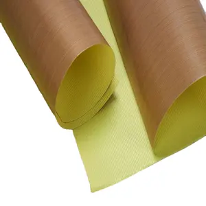 PTFE Coated Fiberglass Glass Fabric Tape with a release liner High Temperature Resistant