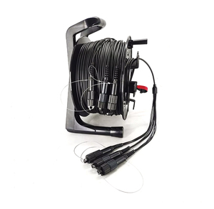 ม้วน<span class=keywords><strong>สาย</strong></span>เคเบิลแบบพกพาคุณภาพสูงทนทานต่อการใช้งานกลางแจ้งม้วนเก็บได้กับสภาพแวดล้อมที่รุนแรงพร้อม<span class=keywords><strong>สาย</strong></span>หุ้มเกราะยุทธวิธี - Product Image 2