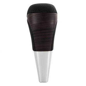 Pommeau de levier de vitesse automatique Toyota en cuir, style ergonomique imitation bois, pour accessoire intérieur de voiture Highlander - Product Image 2