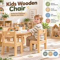Chaise empilable personnalisable en contreplaqué pour la maternelle, mobilier Montessori en bois pour garderie, salle de classe de maternelle, enfants et tout-petits