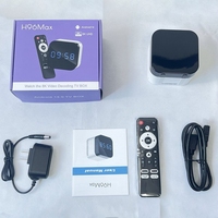 H96 Max H728 Android 14 4K Smart TV Box Allwinner H728 Octa-core 4GB RAM 128GB WiFi 6 BT 5.X con Pantalla de Reloj