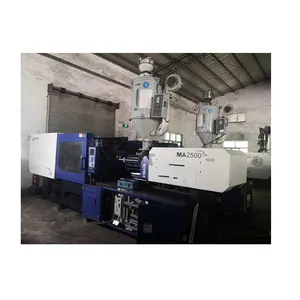 Macchina per lo stampaggio ad iniezione di plastica haitiana MA 2500 usata di seconda mano 250Ton con servomotore