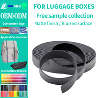 Sangle en sangle tissée enduite de PVC durable pour sacs, bagages, batteries externes et boîtes à lunch - Longueur et couleur personnalisables