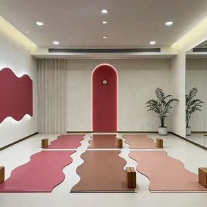 <span class=keywords><strong>Tapis</strong></span> <span class=keywords><strong>de</strong></span> yoga en caoutchouc naturel PU extra épais 4 mm, personnalisé, écologique et biologique, motif lotus noir et or, vente en gros, modèle 2026 - Product Image 1