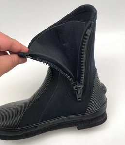Chaussures de pêche rocheuses en néoprène de 5mm Bottes de récif antidérapantes pour hommes avec semelle en feutre de 10mm <span class=keywords><strong>d</strong></span>'épaisseur pour la plage ou les sports nautiques - Product Image 4