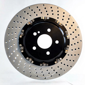 Disco de freno flotante de mecanizado de precisión de 360-390 mm con anillo de hierro de alta resistencia para W205 C63 C63 S AMG A2054230712 A2054210912 - Product Image 1