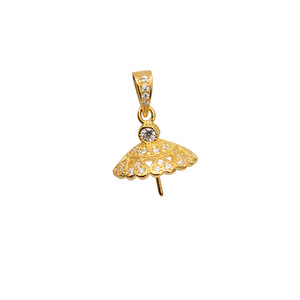 Pendentif Baotou en argent S925, grand pendentif pour serre-tête féminin, plateau vide pour bijoux en perles personnalisés, composants de bijoux DIY - Product Image 5