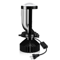 Y6 H4 9003 Salut/Lo Faisceau LED Mini Projecteur Lentille De Voiture Style Phare Ampoules Automobile Lampe 6500K Lumière Concentrée