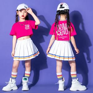 <span class=keywords><strong>Ropa</strong></span> de baile de Hip Hop <span class=keywords><strong>para</strong></span> niños, camiseta, <span class=keywords><strong>ropa</strong></span> de calle, falda blanca <span class=keywords><strong>para</strong></span> niñas, niños, trajes de baile de Jazz, <span class=keywords><strong>ropa</strong></span> de escenario <span class=keywords><strong>para</strong></span> adolescentes - Product Image 6