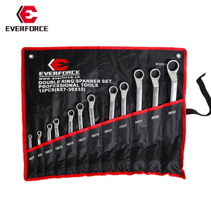 Cr-V Steel Double-End Wrench Set Metric Hex Forged Chrome Plated Industrial Grade Manual Ratcheting Tool - Product Image 5