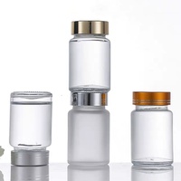 Bouteille en verre vide de luxe pour emballage de compléments alimentaires, 150 ml, 250 ml, 500 ml, pour vitamines, capsules, comprimés, poudre de protéines, stockage