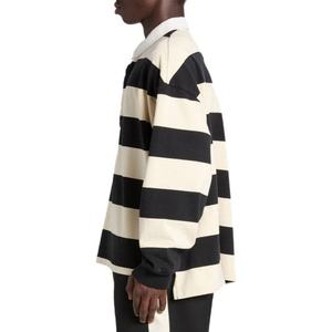 Camiseta de Rugby Personalizada de Alta Calidad para Hombre, Camiseta Polo de Manga Larga con Rayas Extra Grandes para Hombre - Product Image 3