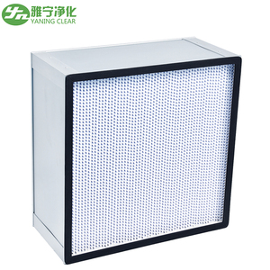 Mini panel plisado HEPA filtro ULPA filtro grado <span class=keywords><strong>H14</strong></span> para salas limpias - Product Image 4