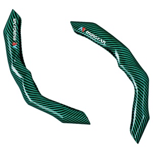 Funda para <span class=keywords><strong>Volante</strong></span> <span class=keywords><strong>de</strong></span> <span class=keywords><strong>Fibra</strong></span> <span class=keywords><strong>de</strong></span> <span class=keywords><strong>Carbono</strong></span> y Cuero Nappa para OLIVER, Ultrafina, Antideslizante, para Todas las Estaciones, Cómoda - Product Image 5