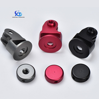 Piezas de montaje de adaptador de trípode de aleación de aluminio de acero inoxidable duradero mecanizado CNC de precisión personalizado