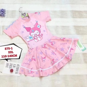 Ropa de baño para niños y niñas, camiseta de una pieza, manga corta, protector solar, secado rápido, <span class=keywords><strong>traje</strong></span> de baño para bebés, ropa de baño - Product Image 5