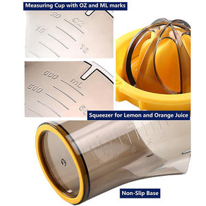 เครื่องคั้นน้ำมะนาวสแตนเลสแบบพกพาพร้อมภาชนะ 1 ชิ้น ขายส่ง ใช้งานง่าย สะดวกสำหรับส้มและมะนาว - Product Image 4