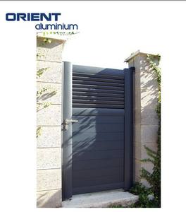 2020 nouveau design petit unique piétonnière en métal lame horizontale porte - Product Image 5