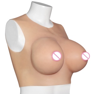 Formes de poitrine artificielles en silicone souple, taille D, pour cosplay, poitrine volumineuse, imperméables, réalistes, pour travestis et femmes. - Product Image 1