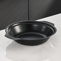 Poêle antiadhésive avec couvercle, cuiseur à fruits de mer domestique, compatible avec les cuisinières à gaz et les plaques électriques