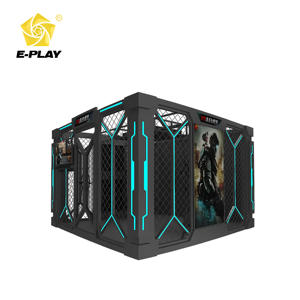 Sci-Fi Center VR <span class=keywords><strong>Multiplayer</strong></span> 4-Player Console di gioco di realtà virtuale VR Gun Arena di tiro in fibra di vetro metallo 1500W Shopping al coperto - Product Image 6