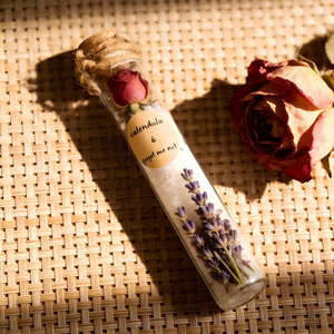 प्राकृतिक गुलाब के आवश्यक तेल के साथ व्यक्तिगत गुलाबी हिमालायन स्नान नमक ग्लास परीक्षण ट्यूब प्राकृतिक गुलाब के साथ - Product Image 2