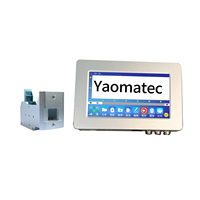 Codeur jet d'encre CIJ automatique en ligne Yaomatec 170P 10 pouces à 6 têtes pour impression multi-lignes de codes-barres et QR codes, compatible avec les lignes d'assemblage