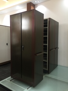 Meubles de bureau industriels et commerciaux, rayonnage de stockage intelligent en acier avec portes verrouillables et espace compact - Product Image 4