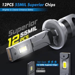 Bevinsee 2x Z26 880 881 <span class=keywords><strong>Bombillas</strong></span> LED para Faros Delanteros 70W 6000K Blanco Auto LED 880 881 Bombilla Sin Errores 880 Luz <span class=keywords><strong>Antiniebla</strong></span> para <span class=keywords><strong>BMW</strong></span> E82 E90 - Product Image 4