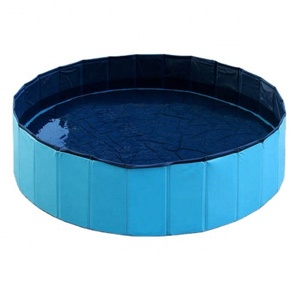 อ่างอาบน้ำพกพาสำหรับสัตว์เลี้ยงแบบพับได้ ทำจาก PVC สำหรับสุนัข ใช้เป็นสระน้ำสำหรับสุนัข หรืออ่างน้ำแข็ง พร้อมอุปกรณ์เสริมสำหรับการอาบน้ำและกรูมมิ่งสุนัข - Product Image 1