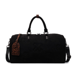 Nouveau Sac de Voyage Tendance Grande Capacité Gaufré pour Affaires et Sports, Idéal pour le Rangement et le Transport en Bandoulière - Product Image 2