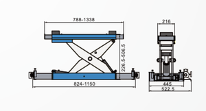 RX20Q-Cric roulant pneumatique de 2 tonnes pour levage - Product Image 4