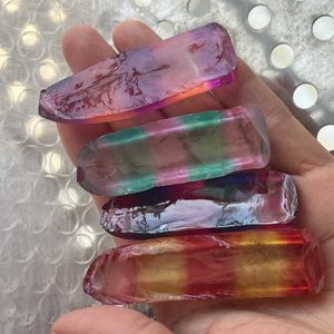 Corindón Sintético Bicolor en Bruto, Gemas sin Cortar, Material para Facetado - Product Image 5