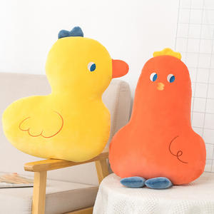 Almohada de peluche creativa y peculiar, lindo cojín de pato amarillo, adorable juguete de peluche para dormir, regalo para tu novia. - Product Image 3
