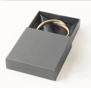 Minimalist Simple Rectangle Jewelry Storage <b>Box</b> Eco-friendly Rigid Packaging Satin Insert Printed Debossing Custom Logo Factory - Product Image 6