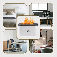 Humidificateur à ultrasons Offre Spéciale désodorisant électrique 3d arôme de feu parfum parfum personnalisé diffuseur de flamme d'huile essentielle