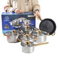 Alman yüksek kalite 18-Piece yapışmaz paslanmaz çelik TENCERE SETİ klasik tencere ve tavalar Set kazan pişirme kızartma tencere