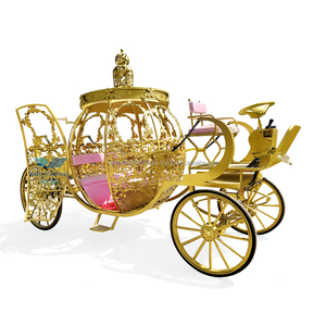 Best Selling Pumpkin Horse Cart Carriage Mobile cinderella Wedding Carriage New Design Royal Wedding Horse Carriage <b>on</b> Sale - Product Image 1