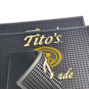 Custom Logo <b>Silicone</b> Bar <b>Mat</b> Rubber Bar Runner Spill <b>Mat</b> Drip Tray Beer <b>Mat</b> Countertop Service <b>Mat</b> Non Slip Pad - Product Image 5