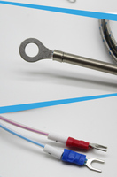 Edelstahl-Metallabschirmungskabel 4mm 5mm 6mm 14mm Lochringkopf K E J Thermoelement Temperatursensor OEM SENRUIKE