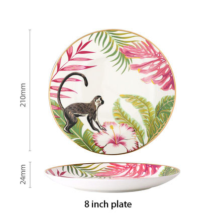 Assiette de 8 pouces, modèle Style-A